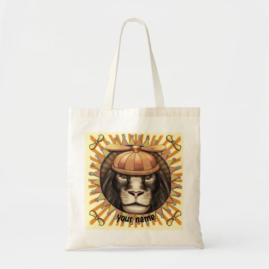Tote Bag Beanie Lion (Devant)