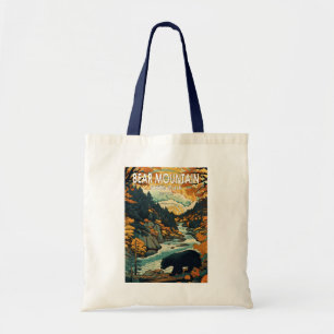 Tote Bag Bear Mountain State Park New York Travel Vintage