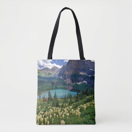 Tote Bag Beargrass au-dessus du lac Grinnell (Devant)