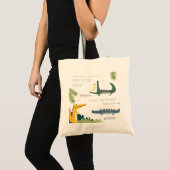 Tote Bag Beau Alligator Chompe N'importe quel Anniversaire  (Devant (produit))