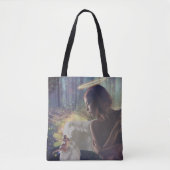 Tote Bag Beau ange avec Imaginaire Fairy Art (Devant)