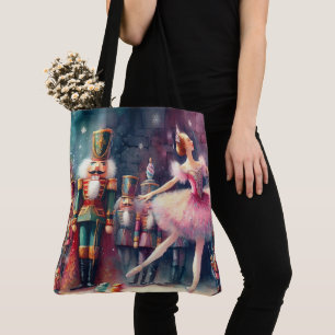 Tote Bag Beau Aquarelle Nutcracker