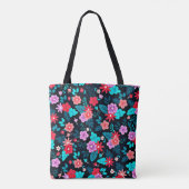 Tote Bag Beau Arrière - plan Floral Ditsy-56676 (Dos)