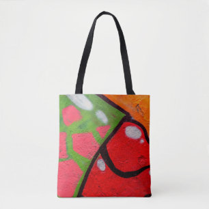 Tote Bag Beau art de rue de graffiti. Couleur Abstraite c