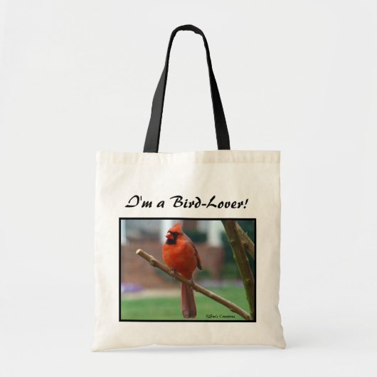 Tote Bag Beau cardinal masculin (Devant)