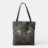 Tote Bag Beau chat noir (Dos)