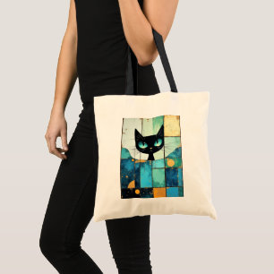 Tote Bag Beau Chat Peint Art