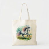Tote Bag Beau Cheval Blanc Courir (Devant)