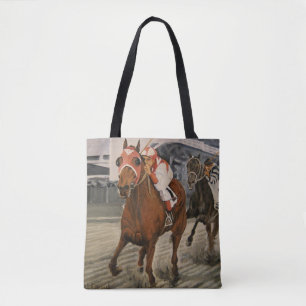Tote Bag Beau cheval ravit les propriétaires en course clas
