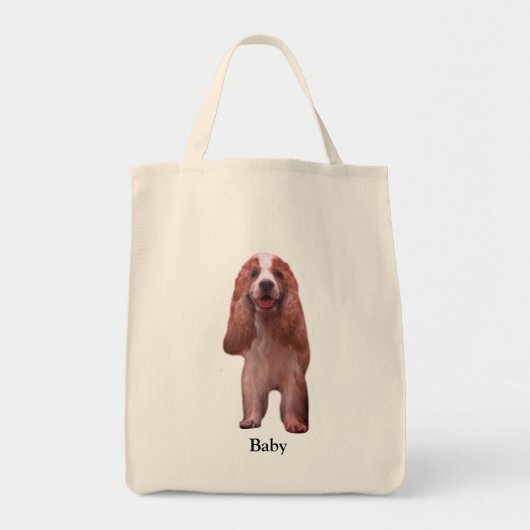 Tote Bag Beau chien Cocker Spaniel anglais (Devant)