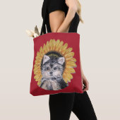 Tote Bag Beau chien Yorkie (De près)