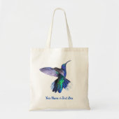 Tote Bag Beau colibri personnalisé (Devant)
