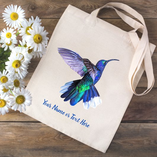 Tote Bag Beau colibri personnalisé
