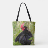 Tote Bag Beau coq des deux côtés (Dos)