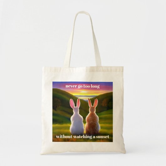 Tote Bag Beau coucher de soleil (Devant)