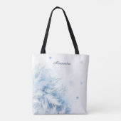 Tote Bag Beau hiver Frost Noël (Dos)