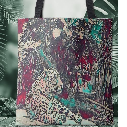 Tote Bag Beau Jaguar Jungle Cat