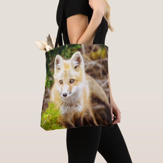 Tote Bag Beau kit de Fox de jeunes (De près)