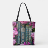 Tote Bag Beau livre épines et roses roses roses (Dos)