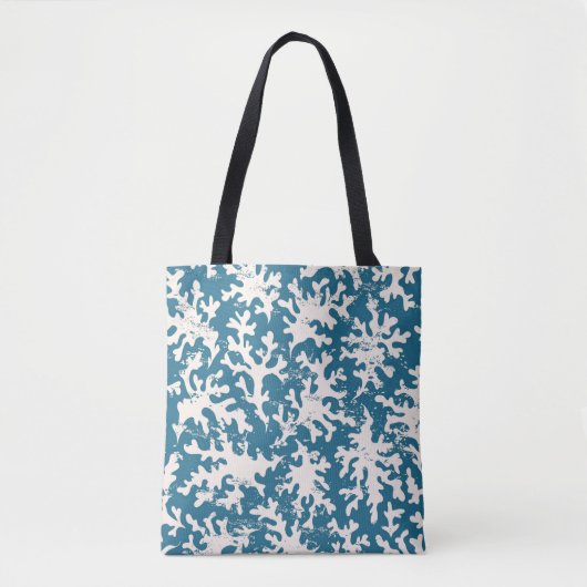 Tote Bag Beau motif de corail (Devant)