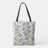 Tote Bag Beau motif fleuri sans soudure (Dos)