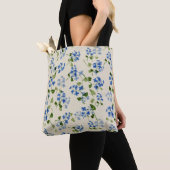 Tote Bag Beau motif fleuri sans soudure (De près)