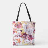 Tote Bag Beau motif floral (Dos)