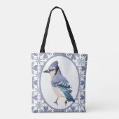 Tote Bag Beau oiseau bleu Jay (Dos)