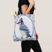 Tote Bag Beau oiseau bleu Jay (De près)
