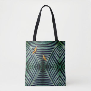 Tote Bag Beau Papillon Sur Une Feuille