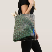 Tote Bag Beau Peacock (De près)