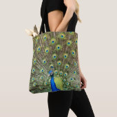 Tote Bag Beau Peacock Bird (De près)