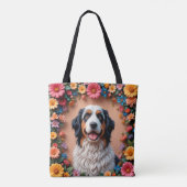 Tote Bag Beau portrait de chien (Dos)