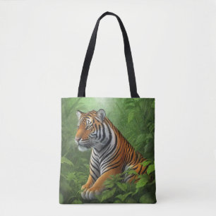 Tote Bag Beau tigre dans la jungle