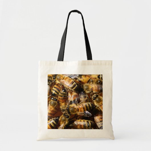 Tote Bag Beaucoup d'abeilles de miel (Devant)