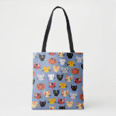 Tote Bag Beaucoup de chats (Devant)