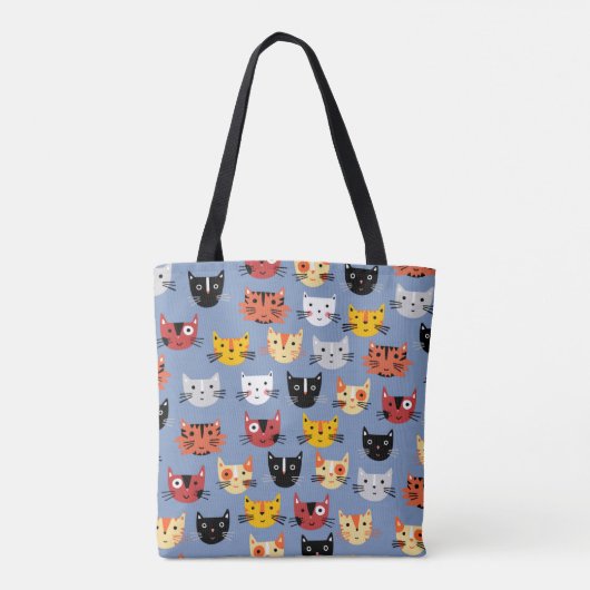 Tote Bag Beaucoup de chats (Dos)