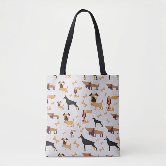 Tote Bag Beaucoup de chiens transportent (Devant)