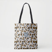 Tote Bag Beaucoup de Parson Jack Russell Terriers chiens mo (Devant)