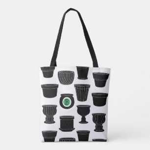 Tote Bag Beaucoup de pots Fourre-tout tout-sur-impression, 