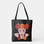 Tote Bag Beauté asiatique (Dos)