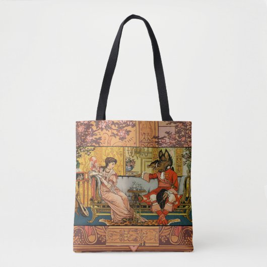 Tote Bag Beauté Beast Classic Fairy Tale Caractères (Devant)