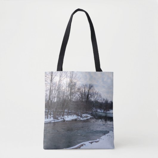 Tote Bag Beauté de neige rivière James (Devant)