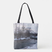 Tote Bag Beauté de neige rivière James (Dos)