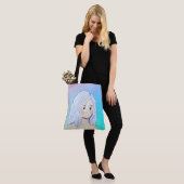 Tote Bag Beauté des cheveux argentés (Sur le modèle)