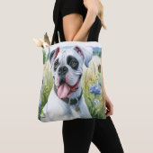 Tote Bag Beauté du chien Boxer (De près)