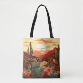 TOTE BAG BEAUTÉ DU DÉSERT #1 (Devant)