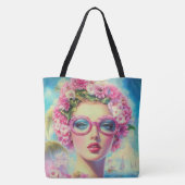 Tote Bag Beauté tropicale rétro (Dos)