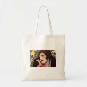 Tote Bag Beauté victorienne en manteau violet