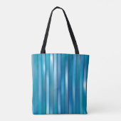 Tote Bag Beautiful abstract vertical blue background with l (Dos)